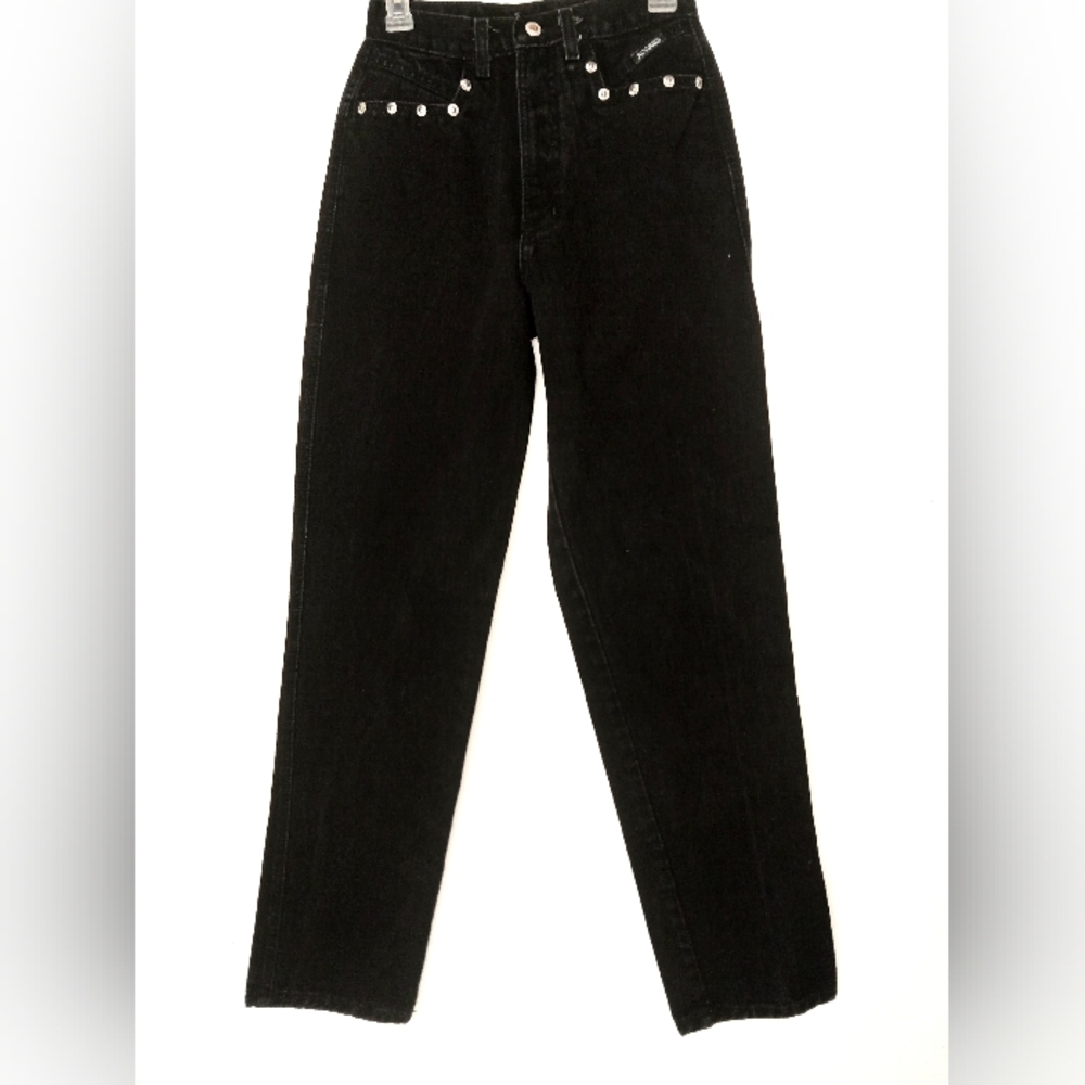 VTG Rockies black denim bareback jeans size 7